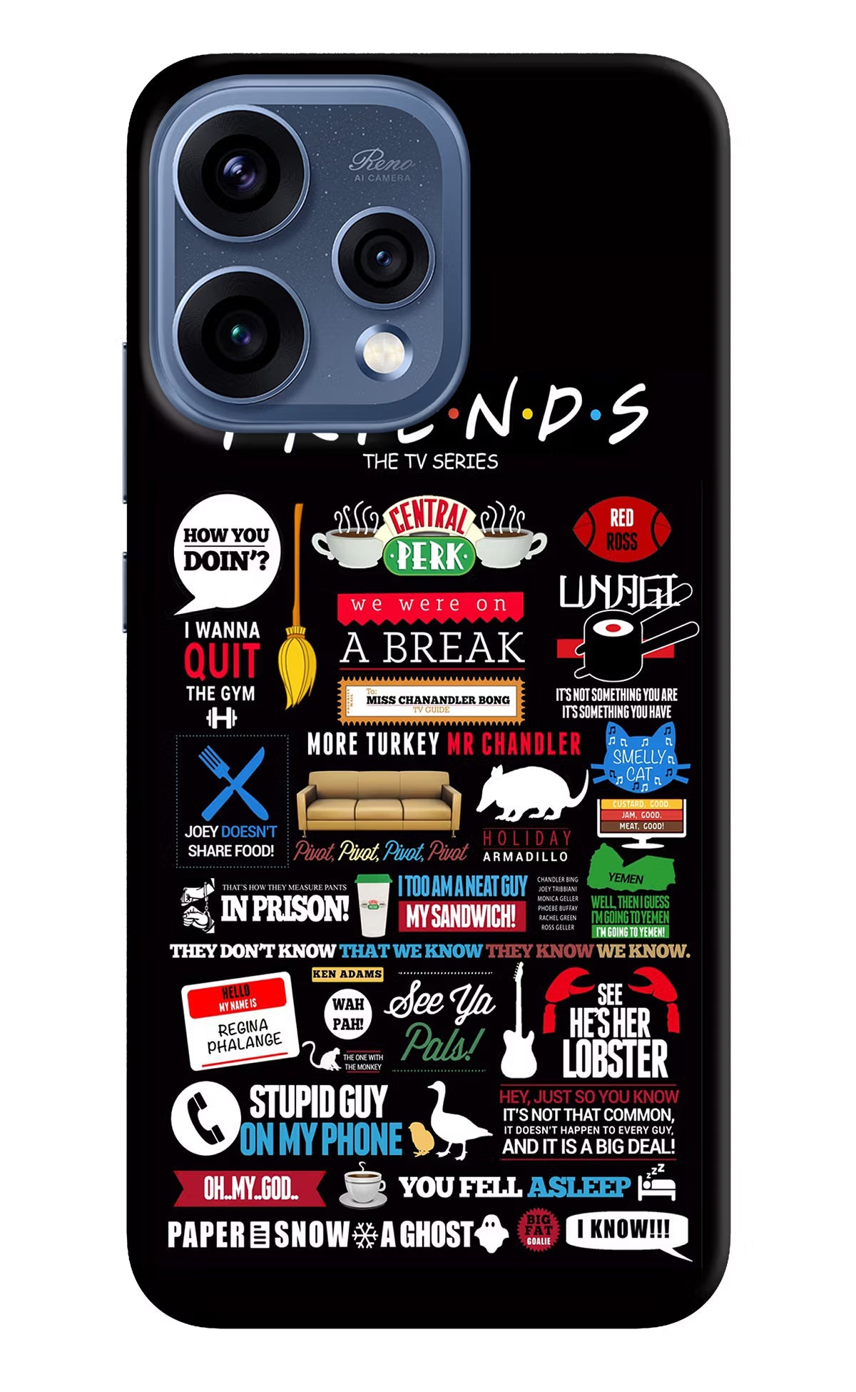 FRIENDS Oppo Reno15 5G Hard Case Back Cover by Casekaro