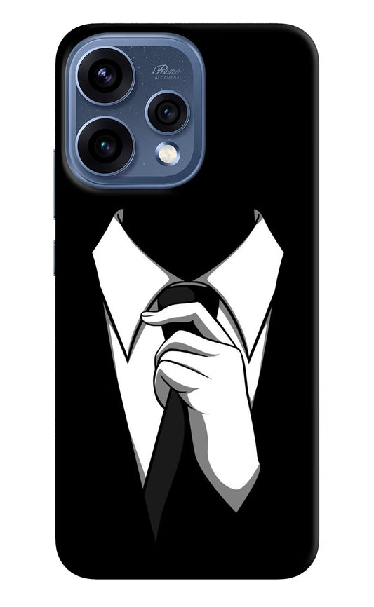Black Tie Oppo Reno15 5G Hard Case Back Cover by Casekaro
