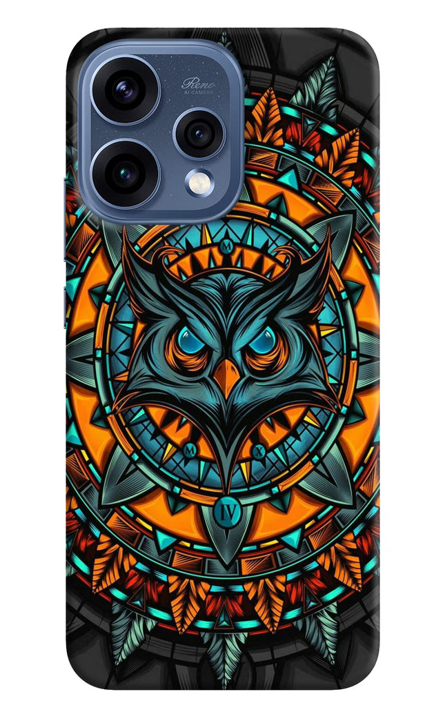 Angry Owl Art Oppo Reno15 5G Hard Case Back Cover by Casekaro