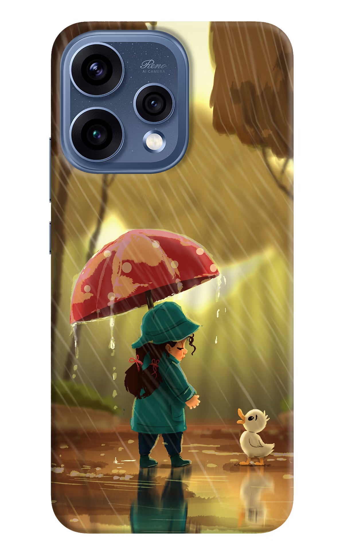 Rainy Day Oppo Reno15 5G Hard Case Back Cover by Casekaro