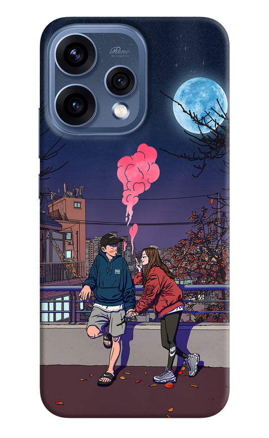 Chilling Couple Oppo Reno15 5G Hard Case Back Cover by Casekaro