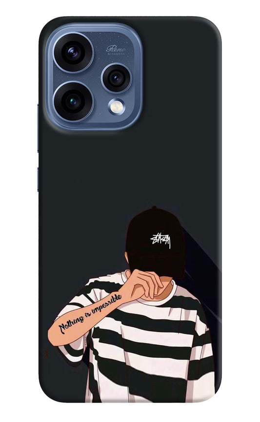 Aesthetic Boy Oppo Reno15 5G Hard Case Back Cover by Casekaro