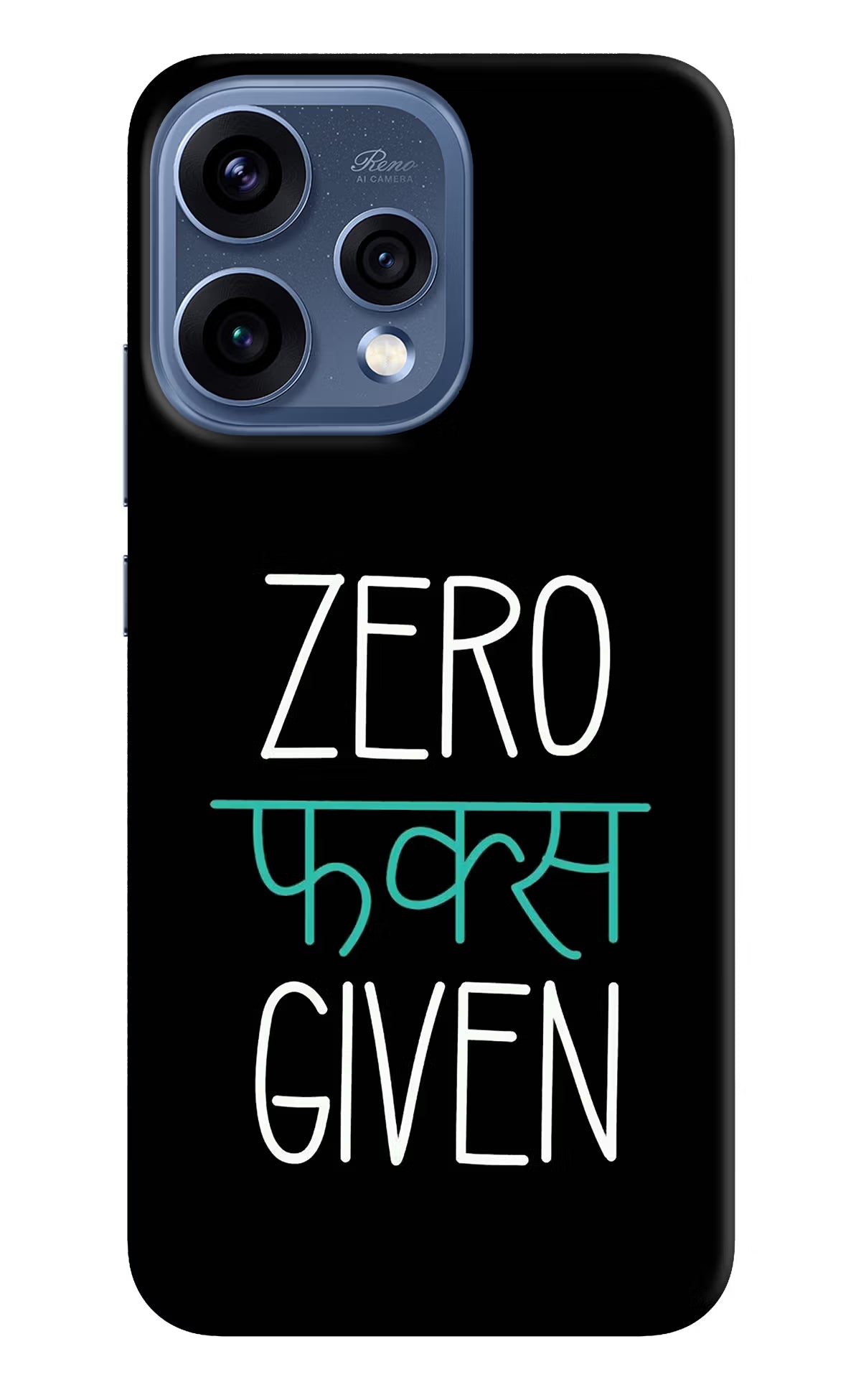 Zero Fucks Given Oppo Reno15 5G Hard Case Back Cover by Casekaro