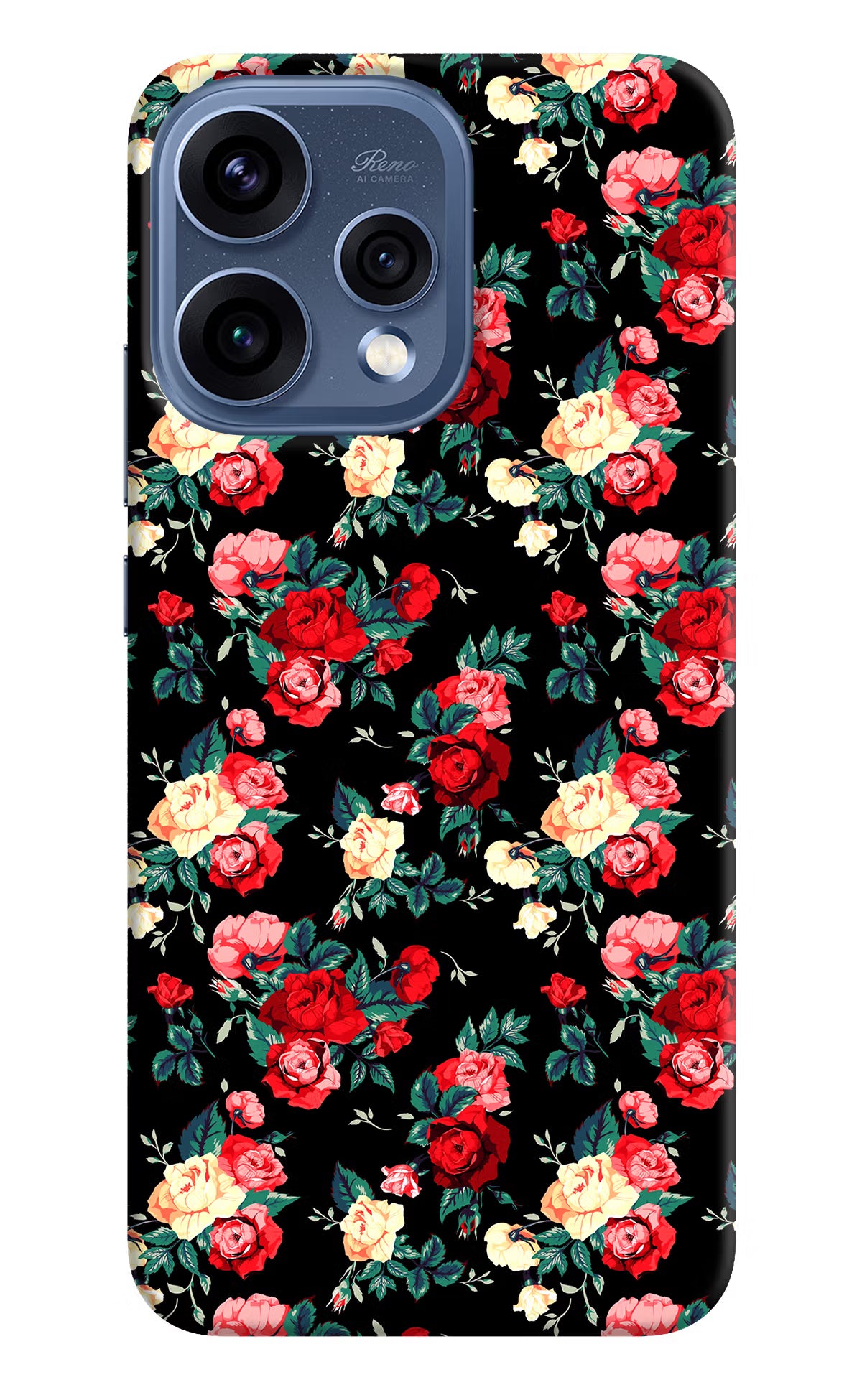 Rose Pattern Oppo Reno15 5G Hard Case Back Cover by Casekaro