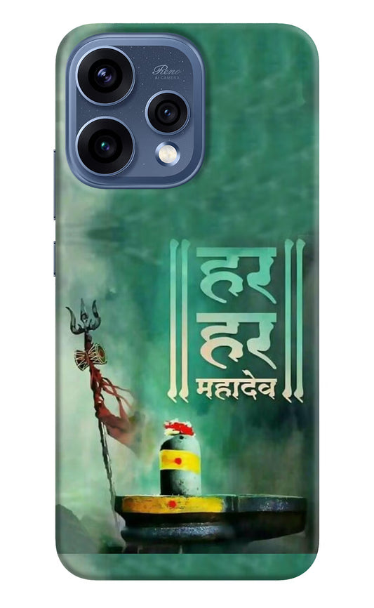 Har Har Mahadev Shivling Oppo Reno15 5G Hard Case Back Cover by Casekaro