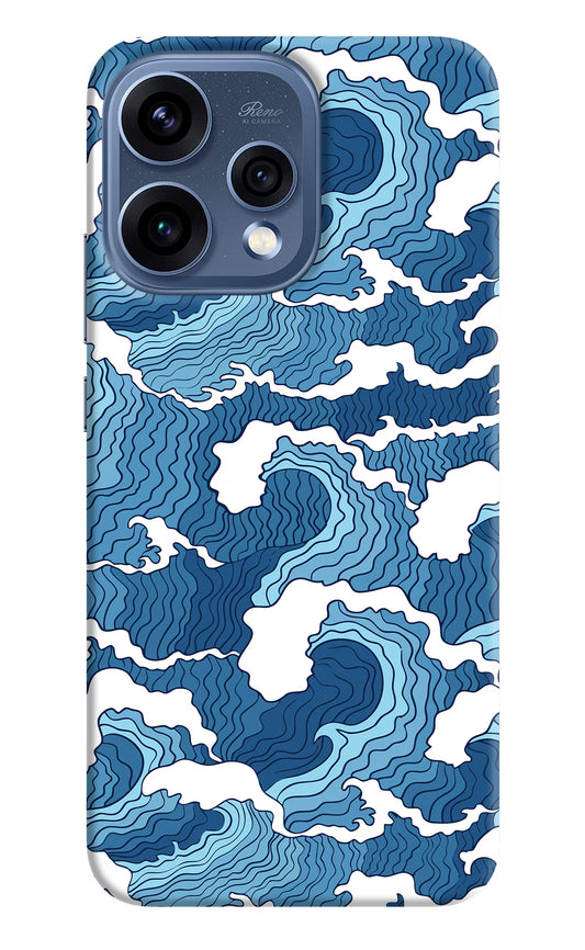 Blue Waves Oppo Reno15 5G Hard Case Back Cover by Casekaro