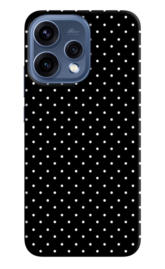 White Dots Oppo Reno15 5G Hard Case Back Cover by Casekaro