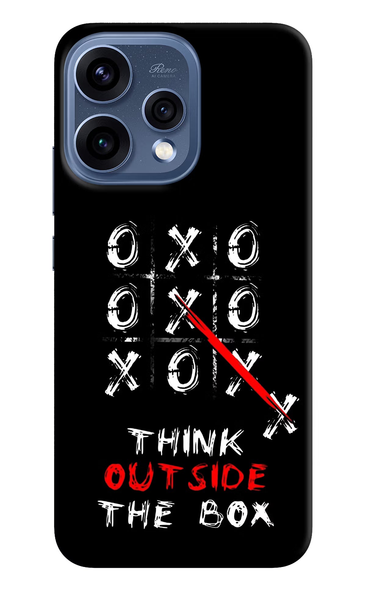 Think out of the BOX Oppo Reno15 5G Hard Case Back Cover by Casekaro