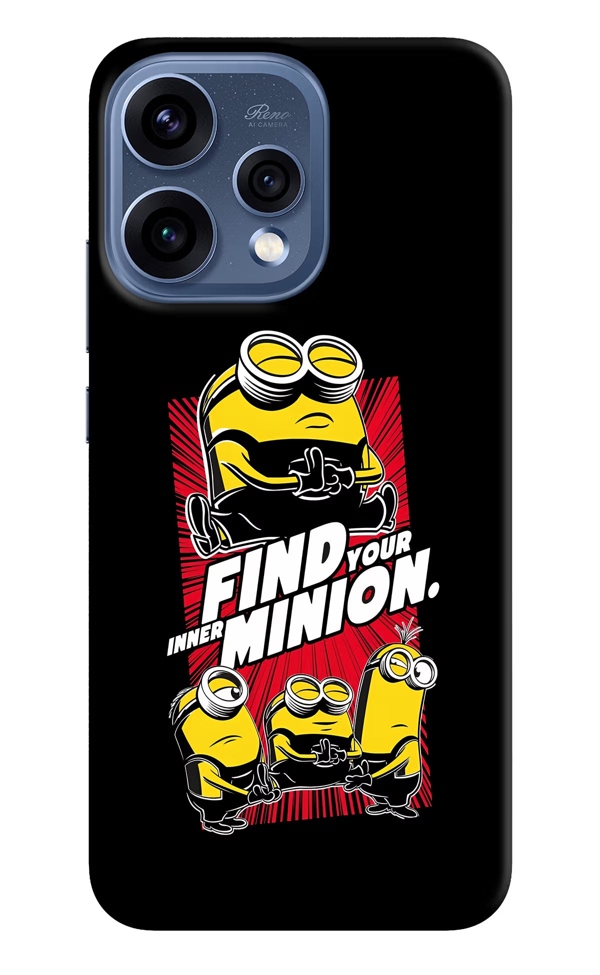Find your inner Minion Oppo Reno15 5G Hard Case Back Cover by Casekaro