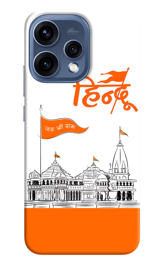 Jai Shree Ram Hindu Oppo Reno15 5G Hard Case Back Cover by Casekaro