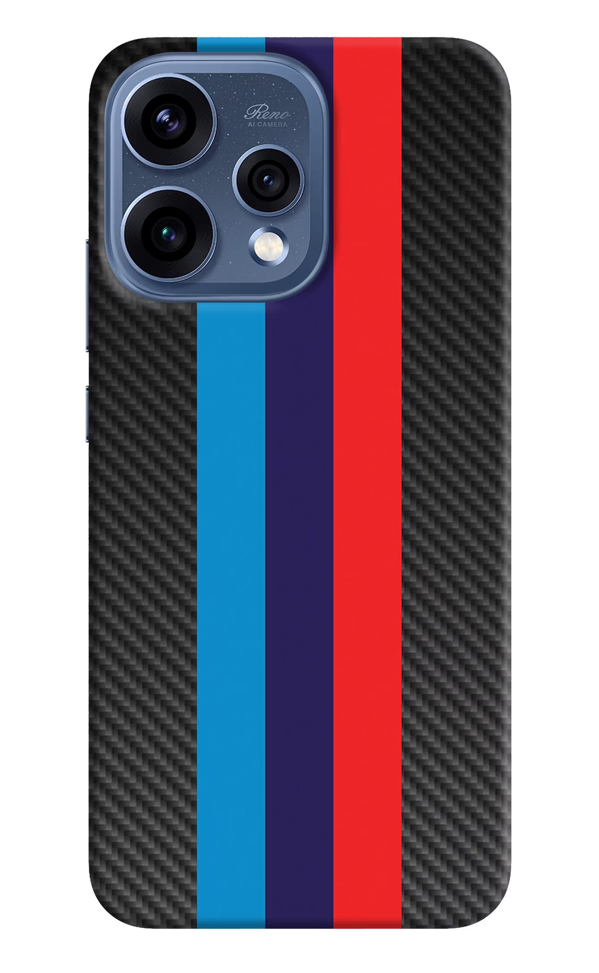 BMW Stripes Pattern Oppo Reno15 5G Hard Case Back Cover by Casekaro