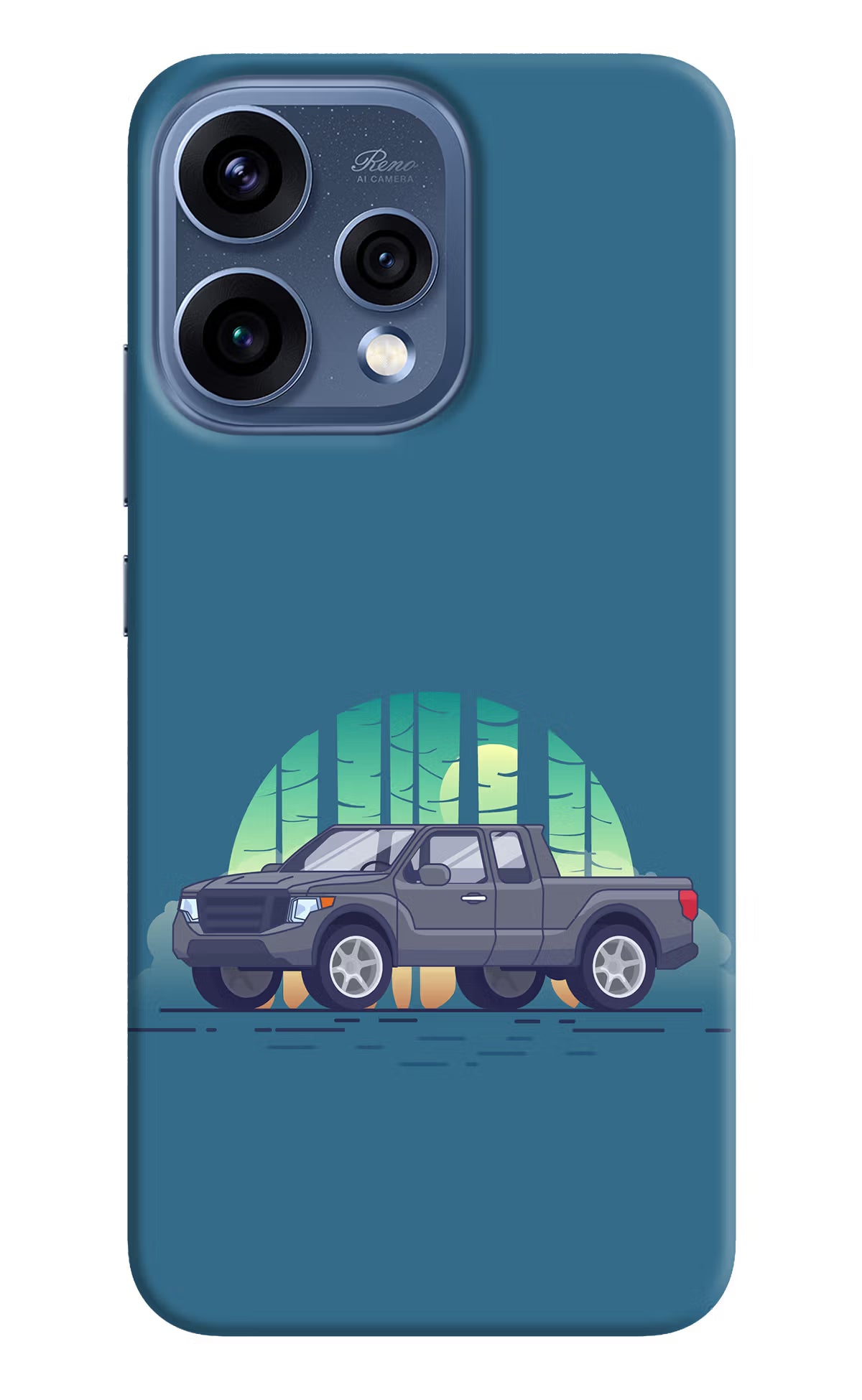 Retro Garage Vibe Oppo Reno15 5G Hard Case Back Cover by Casekaro