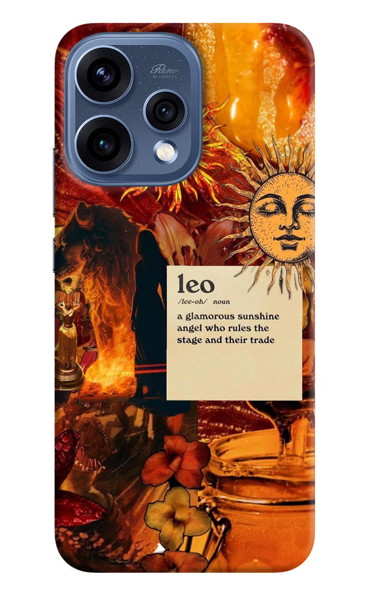 Leo Zodiac Oppo Reno15 5G Hard Case Back Cover by Casekaro
