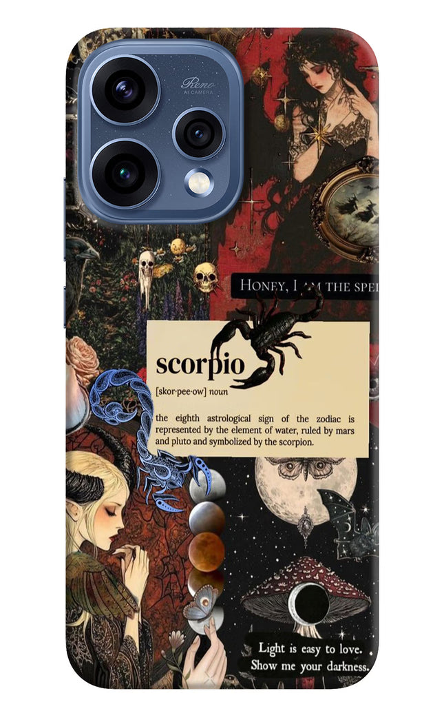 Scorpio Zodiac Oppo Reno15 5G Hard Case Back Cover by Casekaro