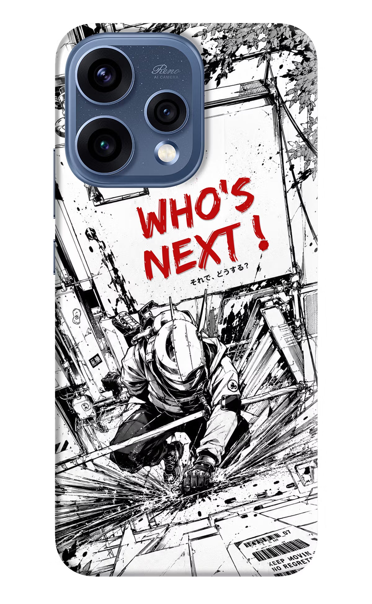 Who's Next Oppo Reno15 5G Hard Case Back Cover by Casekaro