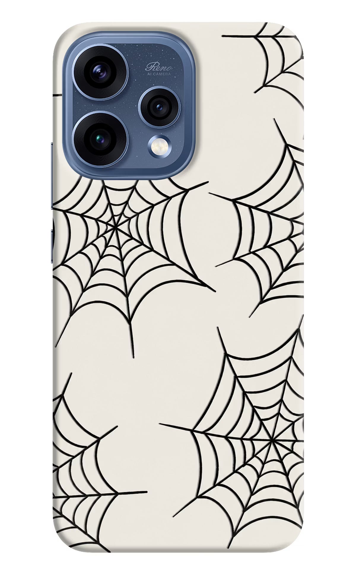 Spider Web Oppo Reno15 5G Hard Case Back Cover by Casekaro