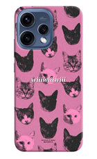 Pink Cats Oppo Reno15 5G Hard Case Back Cover by Casekaro