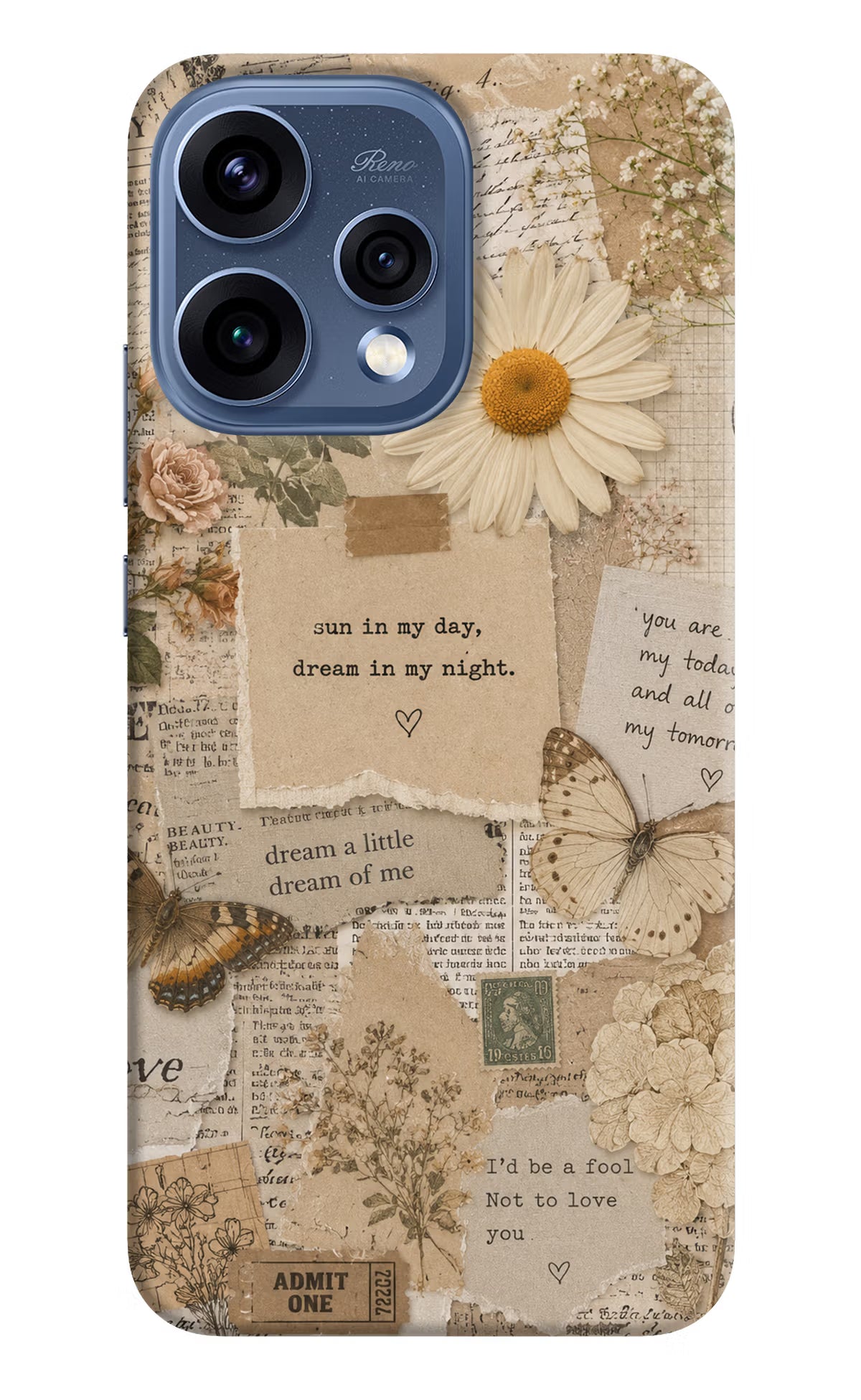 Vintage case Oppo Reno15 5G Back Cover