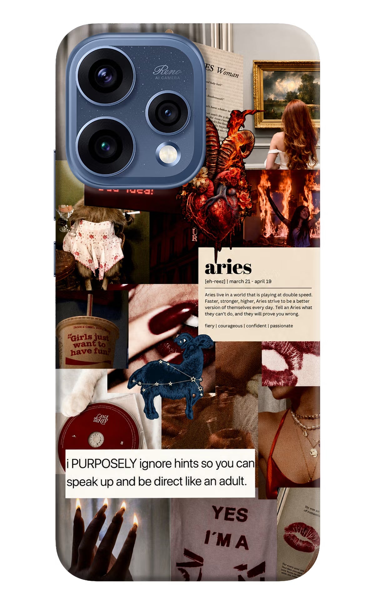 Zodiac Aries Oppo Reno15 5G Back Cover