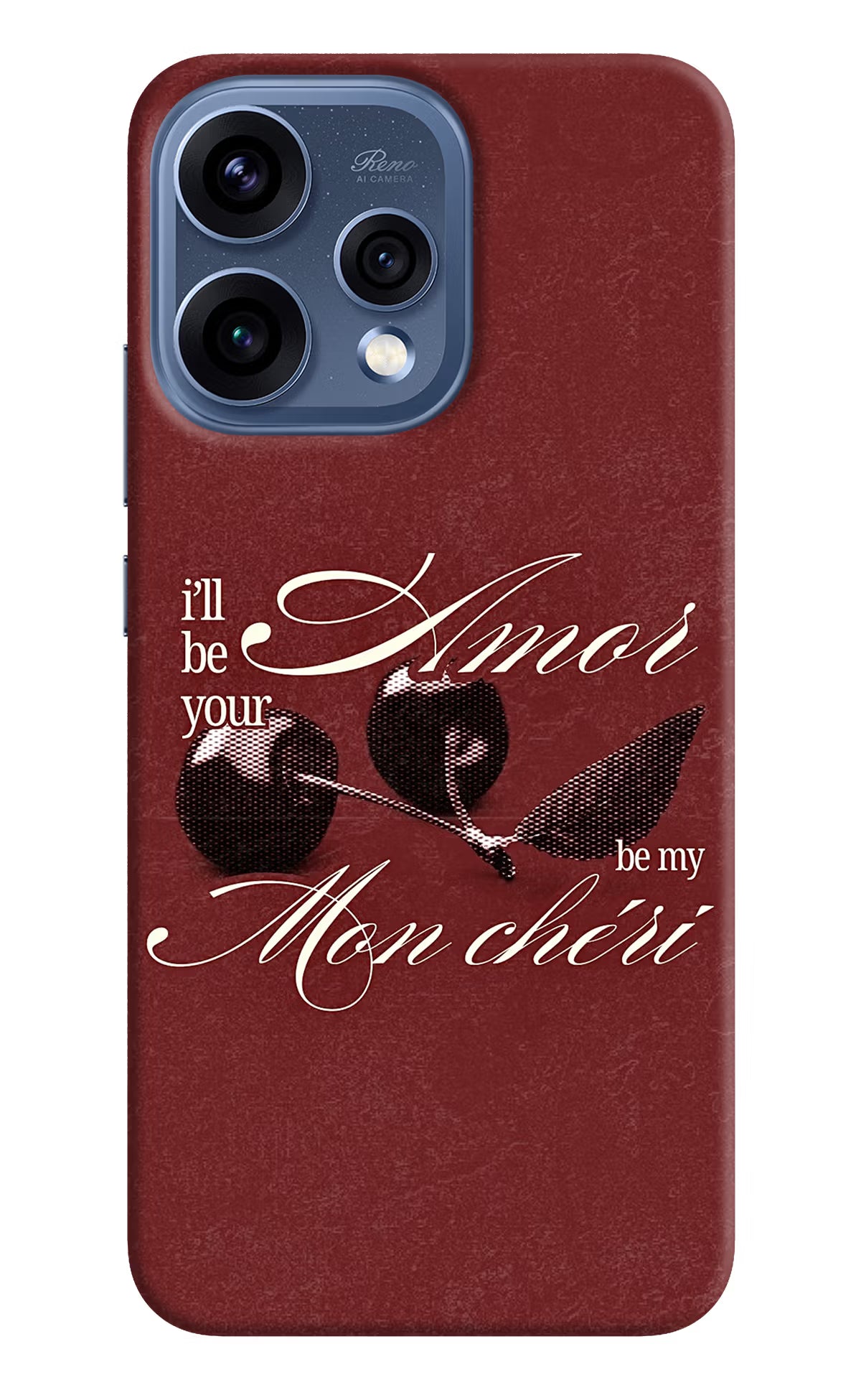 Velvet Cherry Oppo Reno15 5G Back Cover