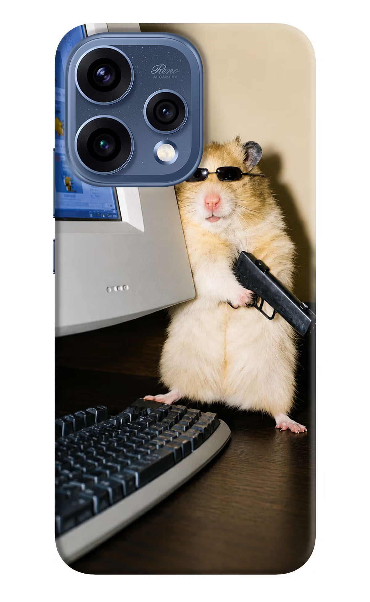 Hacker Hamster Oppo Reno15 5G Back Cover