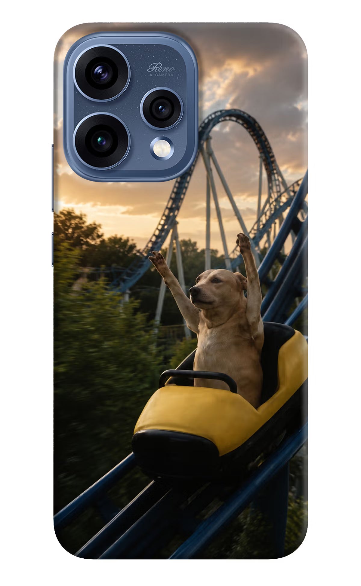 Rollercoaster Dog Oppo Reno15 5G Back Cover
