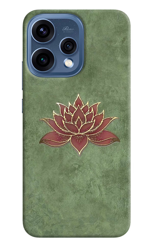 Lotus Grace Oppo Reno15 5G Hard Case Back Cover by Casekaro