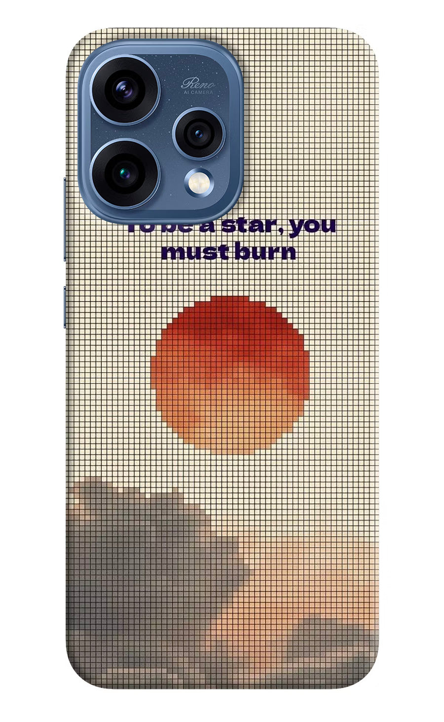 Pixel Sun Oppo Reno15 5G Back Cover, Hard case