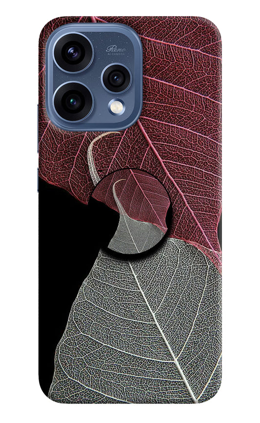 Leaf Pattern Oppo Reno15 5G Pop Case by Casekaro