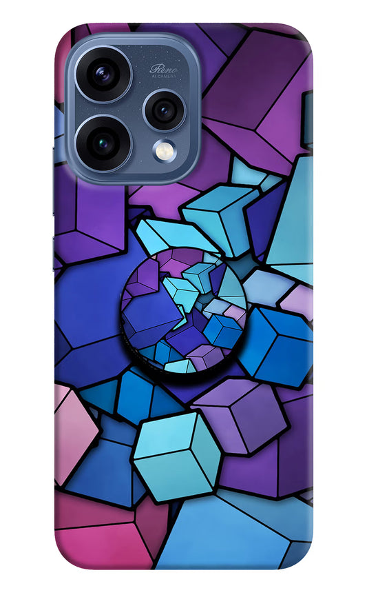 Cubic Abstract Oppo Reno15 5G Pop Case by Casekaro
