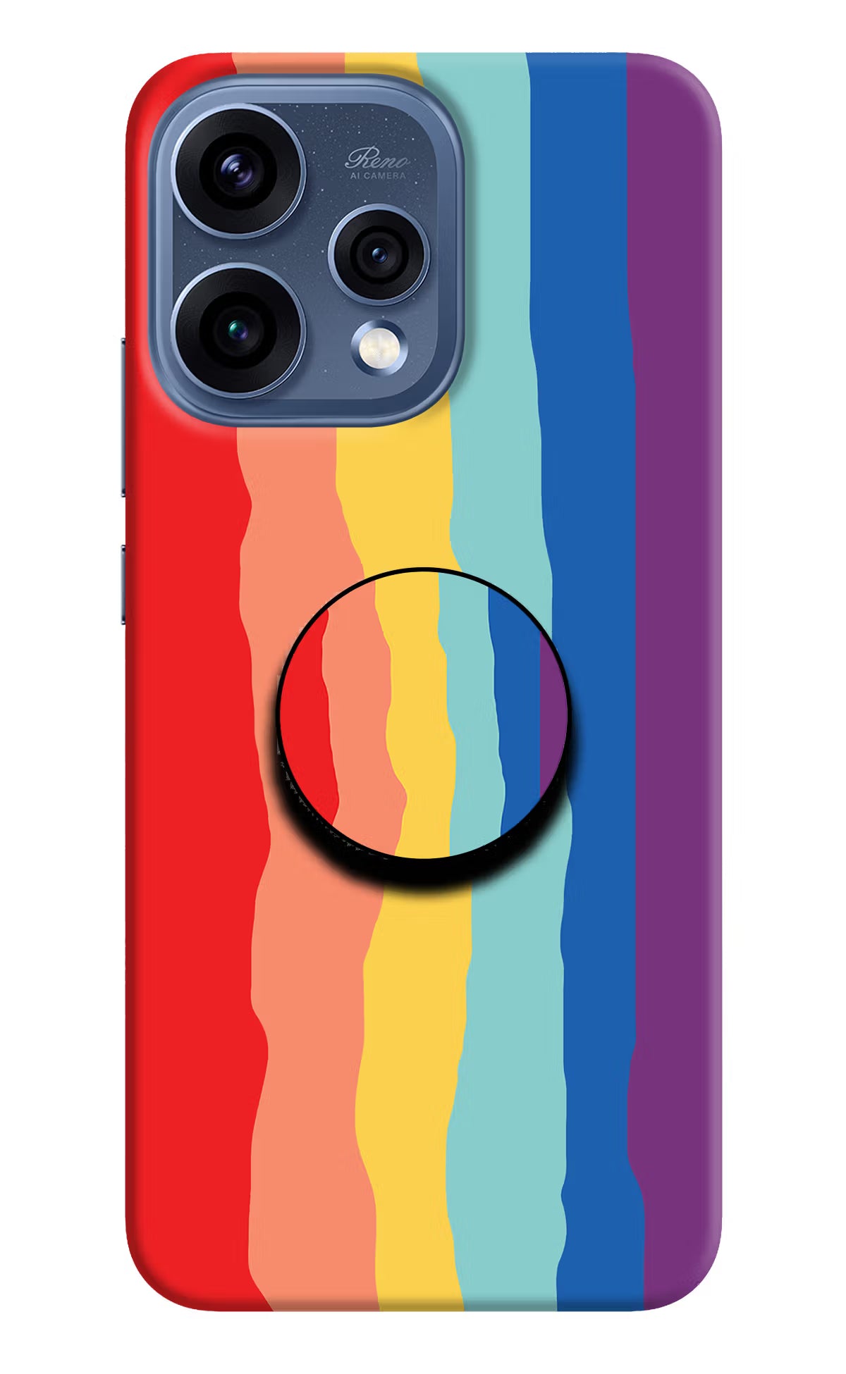 Rainbow Oppo Reno15 5G Pop Case by Casekaro