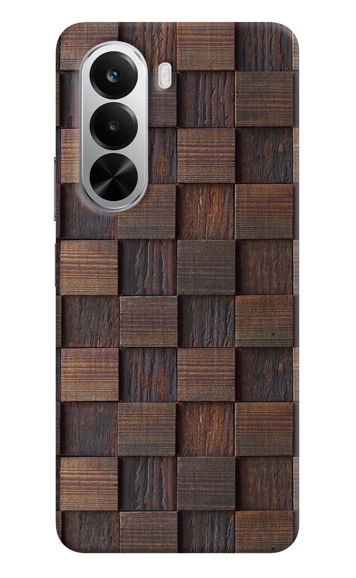 Wooden Cube Design Realme P4x 5G Hard Case Back Cover by Casekaro