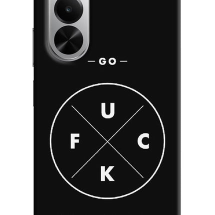 Go Fuck Yourself Realme P4x 5G Hard Case Back Cover by Casekaro