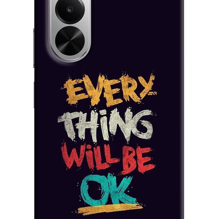 Everything Will Be Ok Realme P4x 5G Hard Case Back Cover by Casekaro