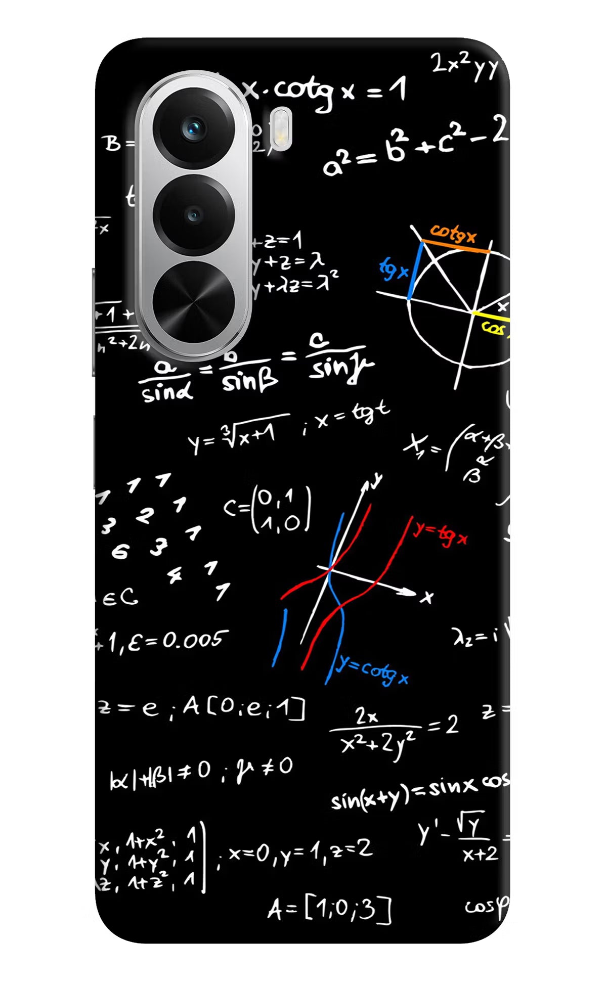 Mathematics Formula Realme P4x 5G Hard Case Back Cover by Casekaro
