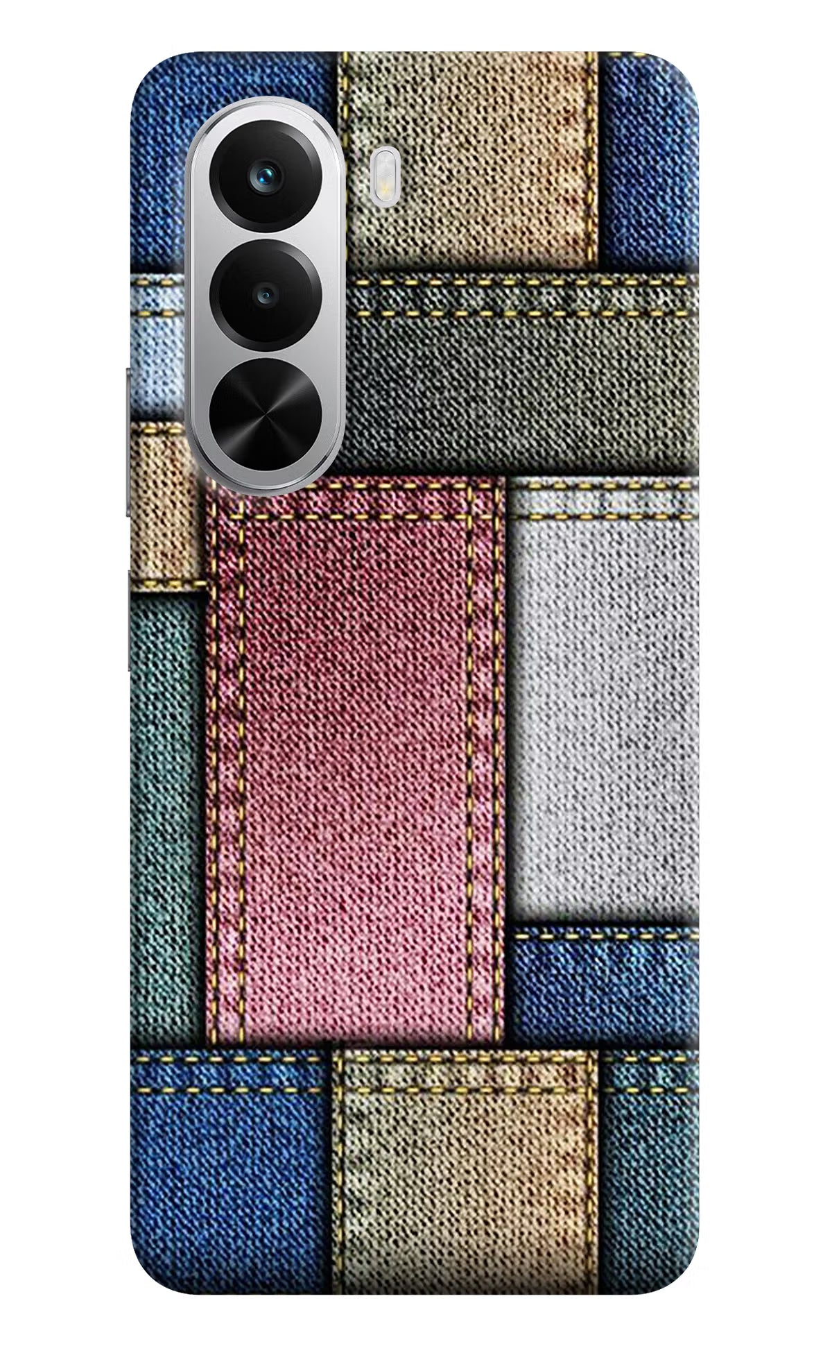 Multicolor Jeans Realme P4x 5G Hard Case Back Cover by Casekaro
