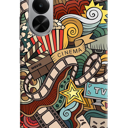 Cinema Abstract Realme P4x 5G Hard Case Back Cover by Casekaro
