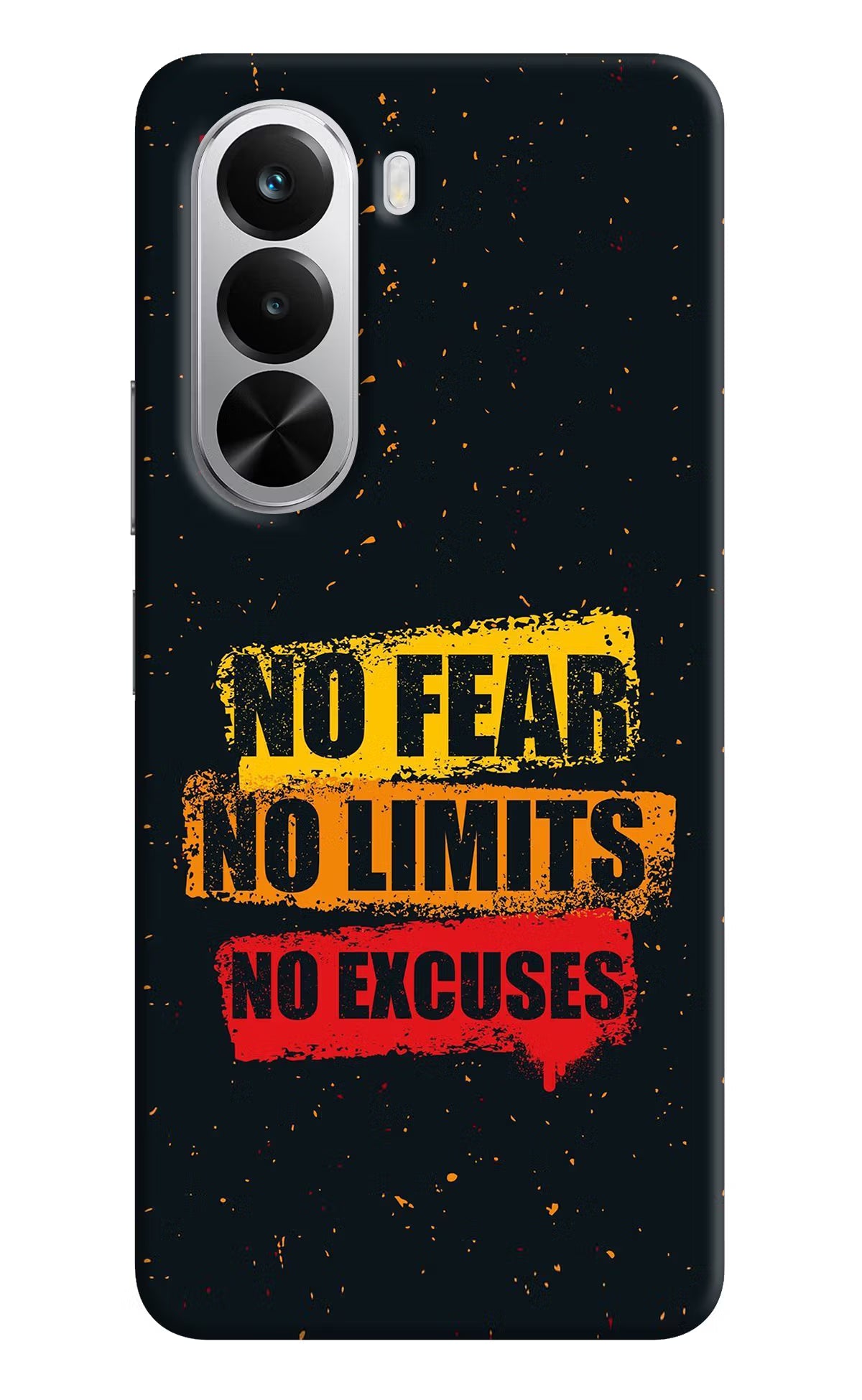 No Fear No Limits No Excuse Realme P4x 5G Hard Case Back Cover by Casekaro