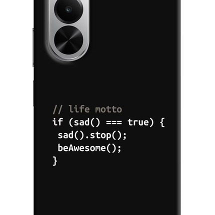 Life Motto Code Realme P4x 5G Hard Case Back Cover by Casekaro