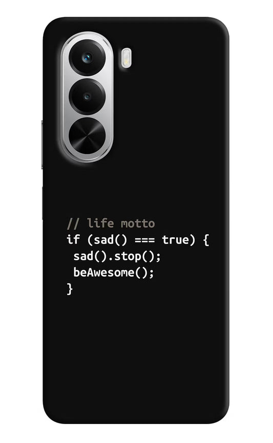 Life Motto Code Realme P4x 5G Hard Case Back Cover by Casekaro