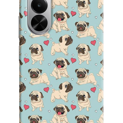 Pug Dog Realme P4x 5G Hard Case Back Cover by Casekaro