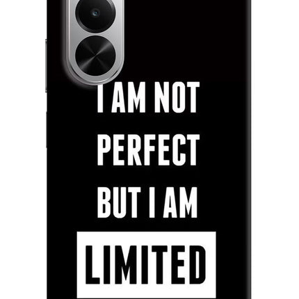 I Am Not Perfect But I Am Limited Edition Realme P4x 5G Hard Case Back Cover by Casekaro