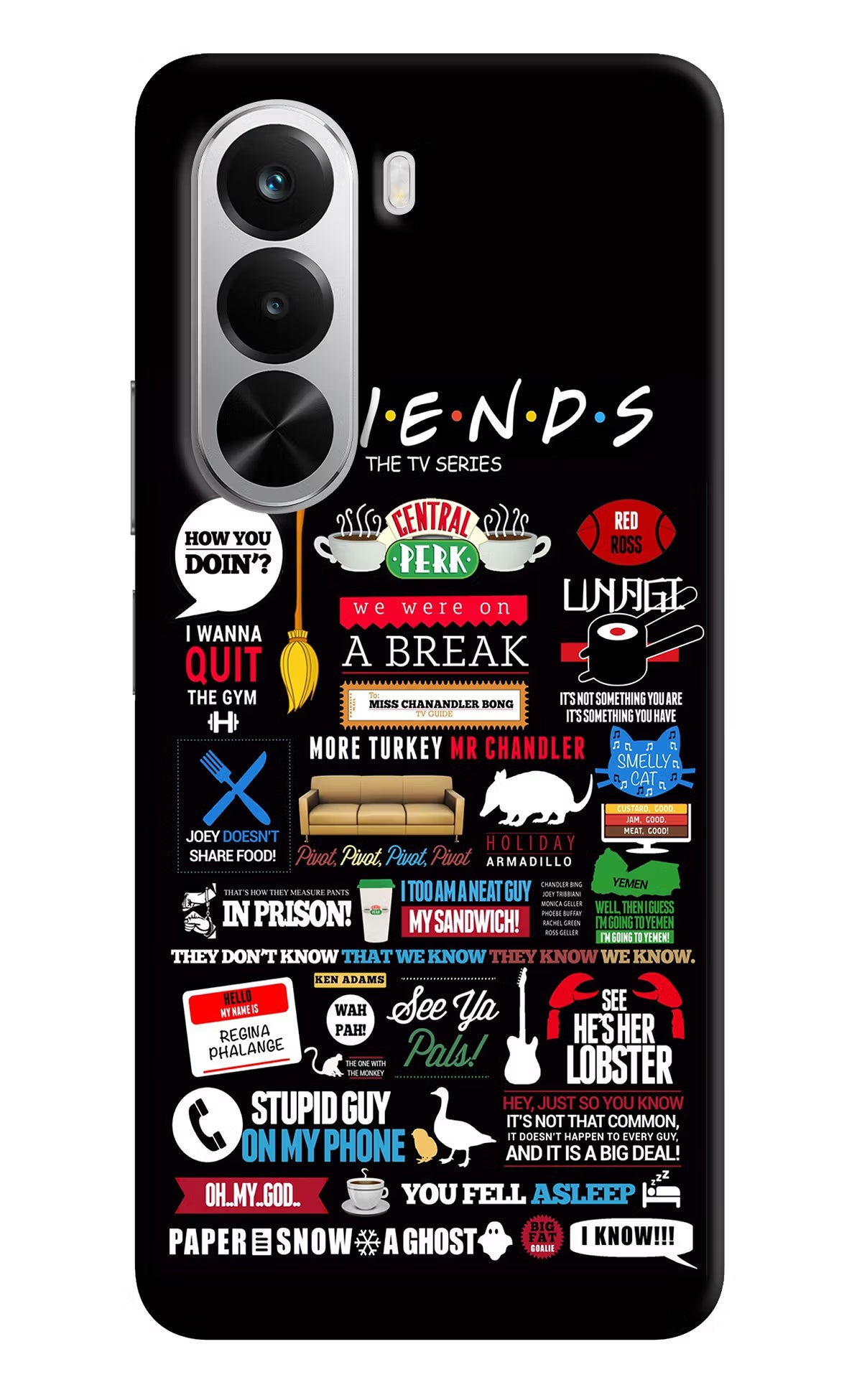 FRIENDS Realme P4x 5G Hard Case Back Cover by Casekaro