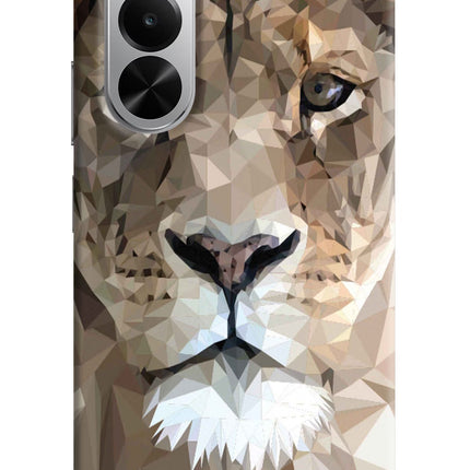 Lion Art Realme P4x 5G Hard Case Back Cover by Casekaro