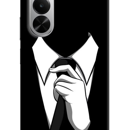 Black Tie Realme P4x 5G Hard Case Back Cover by Casekaro