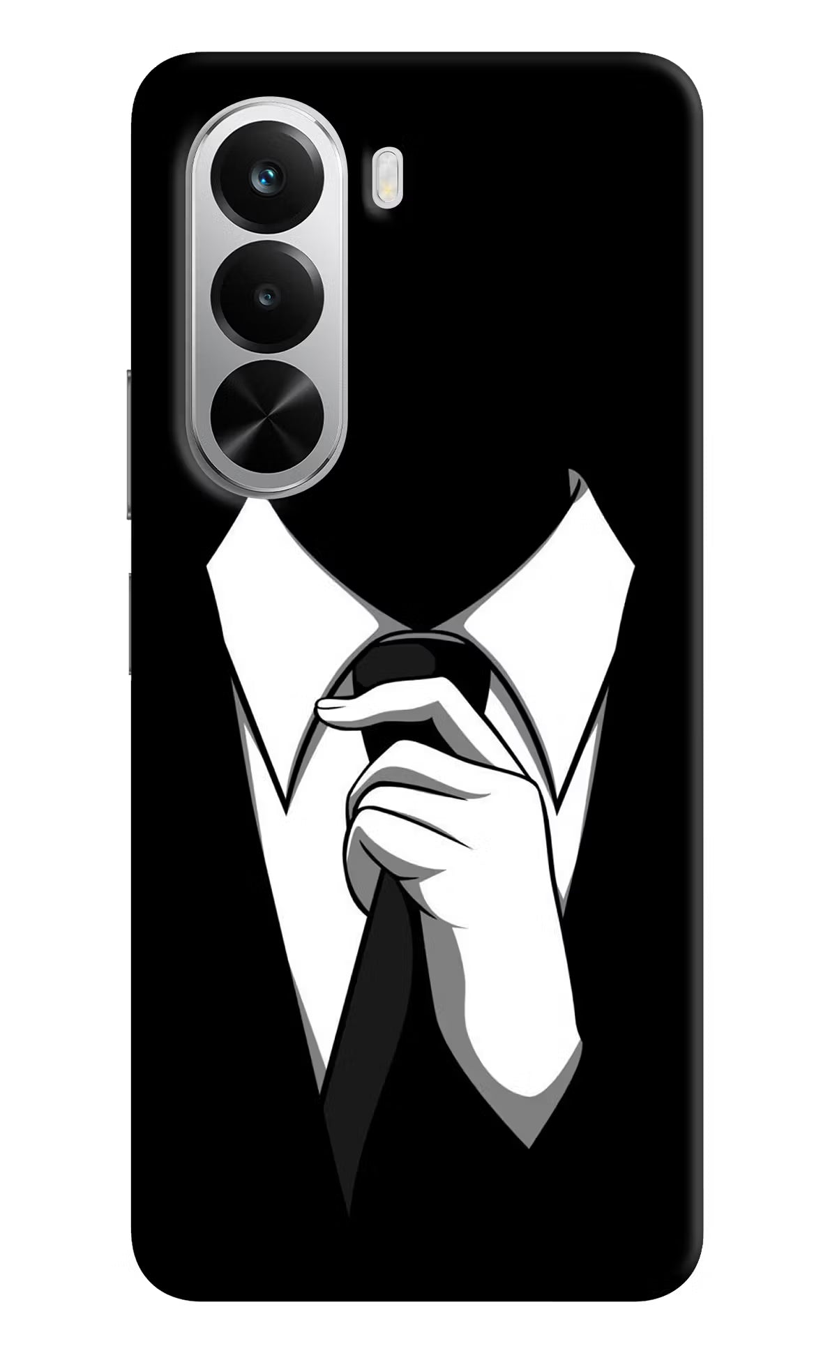 Black Tie Realme P4x 5G Hard Case Back Cover by Casekaro