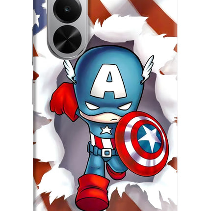 Captain America Realme P4x 5G Hard Case Back Cover by Casekaro
