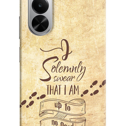 I Solemnly swear that i up to no good Realme P4x 5G Hard Case Back Cover by Casekaro