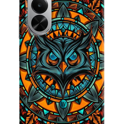 Angry Owl Art Realme P4x 5G Hard Case Back Cover by Casekaro