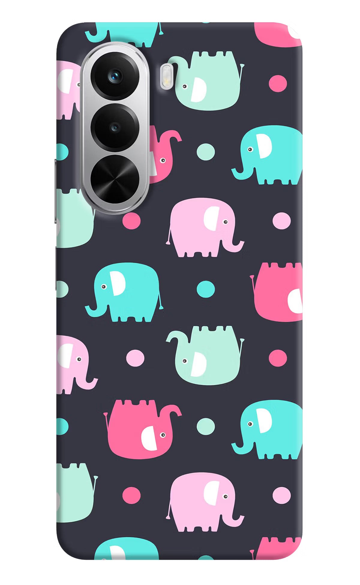 Elephants Realme P4x 5G Hard Case Back Cover by Casekaro